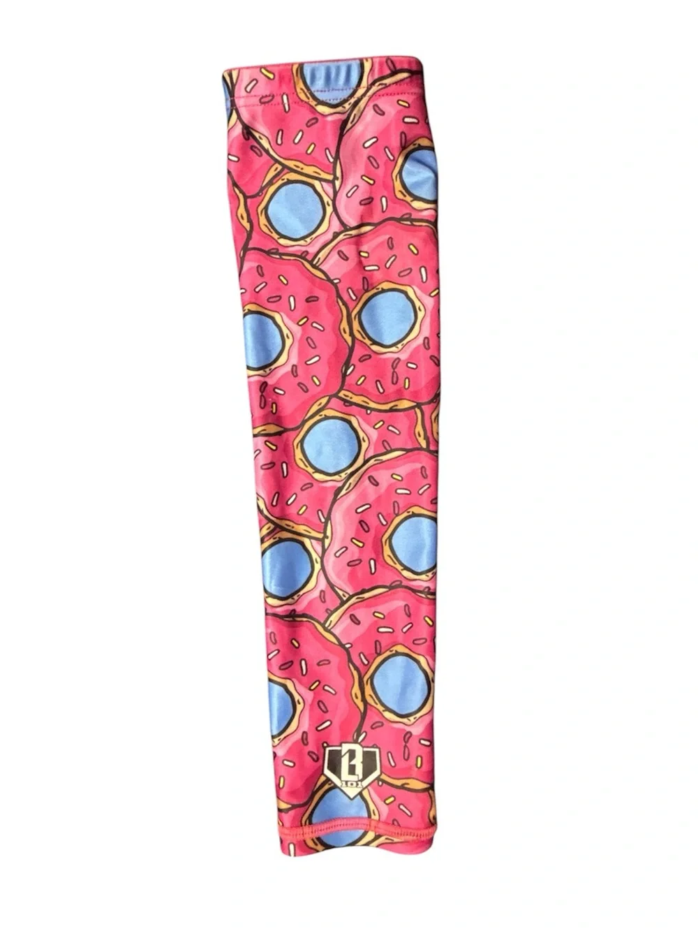 Donut Print Athletic Compression Arm Sleeve | Baseball Lifestyle Gear S/M